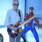 Stan Lee Instagram – Stan Lee: Rock Star 🎸

Stan wasn’t a musician; he just liked to pose with guitars, especially Spidey ones!
#StanLee #WaybackWednesday