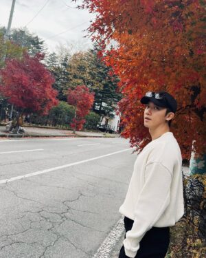 Stanley Yau Instagram - // 本身諗住拍吓紅葉，結果變咗枯葉😂
#mirrorweare
