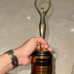 Stebin Ben Instagram - Thank you for this wonderful honour @iconicgoldaward for Best Live Performer 2024 🩷 Taj Lands End, Mumbai