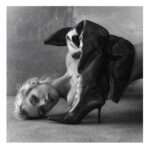 Stella Maxwell Instagram - Bare your sole 🖤 @JimmyChoo ✖️ @JeanPaulGaultier photographed by @rowanpapier 🖤 #JimmyChooxJPG #ad
