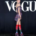 Stella Maxwell Instagram - Grazie and congratulations @luisaviaroma @britishvogue and love @edward_enninful ❤️ Wearing queen @viviennewestwood ❤️👑 Styled by @denagia makeup by @patmcgrathreal hair by @sammcknight1 cast by ❤️ @piergiorgio @samuel_ellis @giuliamassullo