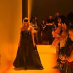 Stella Maxwell Instagram - @luisdejavier Thank you for having me close your show, such fun creative energy im so proud of you! Looking forward to watching your career blossom 🖤 Special thank you to @riccardotisci17 for mentoring and uplifting inspiring new designers and working on this collection together, all my love🖤