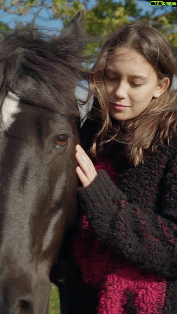 Stella McCartney Instagram - HEALING POWER OF HORSES: Ayamé describes how equine therapy has supported her #mentalhealth. Ayamé is wearing #StellaWinter23 knitwear and trousers, shot at @OperationCentaur amongst the horses she received equine therapy from. We have joined forces with @TheChopraFoundation’s @NeverAlone.Love to celebrate horses and their healing abilities, supporting teen mental health through #equinetherapy. Discover more at healingpowerofhorses.com. #StellaMcCartney #HealingPowerofHorses
