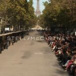 Stella McCartney Instagram - STELLA’S SUSTAINABLE MARKET: Summer 2024 is an exploration of Stella’s roots in music, her parents’ relationship and shared wardrobes, and a care for animals and Mother Earth. The eclectic, ageless collection blurs the lines between genders and generations – reinterpreting pieces from Stella’s archive as well as those she borrowed from her parents, and her daughters now borrow from her. The Marché Saxe-Breteuil in Paris is transformed into #StellasSustainableMarket – comprising 21 stalls, inviting guests and the public to experience the pioneering materials featured in the collection, meet sustainable innovators and explore themes related to Stella. The collection is crafted from 95% conscious materials, making Summer 2024 our most responsible offering to date. The show features exclusive wearable art by @AndrewLoganSculptor, made from recycled glass. Discover the full #StellaSummer24 runway collection at stellamccartney.com. Credits Stylist: @_Mariechaix_ Casting: @JuliaLangeCasting Wearable art: @AndrewLoganSculptor Makeup: @PatMcGrathReal Hair: @EugeneSouleiman for @MoroccanoilEU Skincare: @StellaMcCartneyBeauty Production: @StudioBoum Nails: @KureBazaar DJ: #PabloClements Audio: @JBL_Pro #StellaMcCartney #ParisFashionWeek #PFW