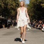 Stella McCartney Instagram - STELLA’S SUSTAINABLE MARKET: Transparency and opacity. Appliqués laid on repurposed tulle, polka dots on organic taffeta, bead embellishments on semi-sheer chiffon. The Summer 2024 collection is crafted with 95% conscious materials, making it our most responsible edit to date. Watch the #StellaSummer24 runway show at stellamccartney.com. Credits Wearable art by @AndrewLoganSculptor, exclusively for Stella McCartney #StellaMcCartney #ParisFashionWeek #PFW #StellasSustainableMarket