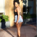 Stephanie Charles Instagram - The weather in L.A. makes feel like🥰💋 📸 by these beautiful ladies @mikhalajene and @farvelis. I appreciate you more than you’ll ever know💕💕🙏🏽🙏🏽 #stephaniecharles #goodvibesonly #lavibes #actresslife #photoshoot