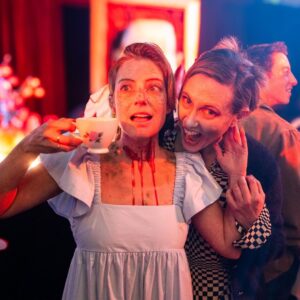 Sugar Lyn Beard Instagram - WARNING: Fake neck wound* Few people remember the original Peter Pan story in which Wendy slits her own throat to escape the bad lost boys, only to come to life again and be surrounded by gay cowboys where she finds true happiness. Don’t look it up, just trust me it’s true. *for the record I do not believe in slitting throats, under any circumstances.