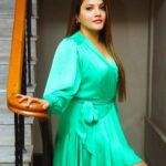Sunitha Pandey Instagram - “ As long as you're green, you're growing “ #outfit #instagood #instadaily #sunita #trendingreels #southfilms #promotion #filmpromotion #picoftheday
