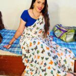 Sunitha Pandey Instagram - That butterflies 🦋 #sareelove #shootmode #instareels #sunita #behindthescenes #crimepetrol #picoftheday #sareefashion