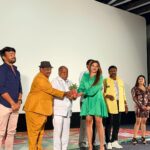 Sunitha Pandey Instagram - South film music and trailer launch . #filmpromotion #southfilm #southactress #ks100 #sunitha #sunitapandey #southfilm_industry