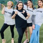 Surbhi Chandna Instagram - Ooooppsssss nono noooo WE cannot be our mister’s sistersssss hence running with SISTERS 👯‍♀️