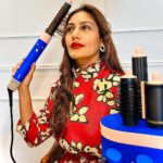 Surbhi Chandna Instagram - This Valentine’s Day, treat yourself to love in the form of perfect curls with the Dyson Airwrap ❤️ @dyson_india #DysonHair #DysonAirwrap #DysonIndia #ValentinesDay #Gifted