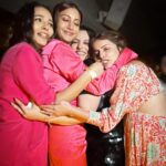 Surbhi Chandna Instagram - A night where we celebrated the Second last in the group @nehalaxmi_ A night full of real love, crazy laughs , some raw and genuine tears , breaking the dance floor , celebratory shots so much warmth and wishing well for one another We all stuck around and made efforts to make the group work 🧿🤎 To the bond that has stayed thick Parting note - after the shaadis time to attend baby showers 🤣 From The Last in the Group 😅