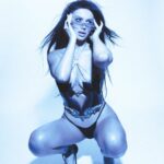 Sydney Paight Instagram - Cyberspice ❄️ 📸: @tornblackjeans Makeup: @ryaramirez Hair: @haileywatkinsbeauty Styled: @jjordandouglas Los Angeles, California