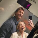 Sydney Sweeney Instagram - a peek behind the press tour 👀🫶🏼 this is why I got a flip #GalaxyZFlip5 #TeamGalaxy