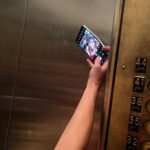 Sydney Sweeney Instagram - a peek behind the press tour 👀🫶🏼 this is why I got a flip #GalaxyZFlip5 #TeamGalaxy