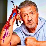 Sylvester Stallone Instagram - Everyone should try to paint what they are feeling ! Keep Punching! Sorry that some of these pages are cut off, but that’s the format for Instagram