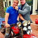 Sylvester Stallone Instagram - Sitting on a piece of history with my friend Patrick Brosan @brosnanrisksecurity