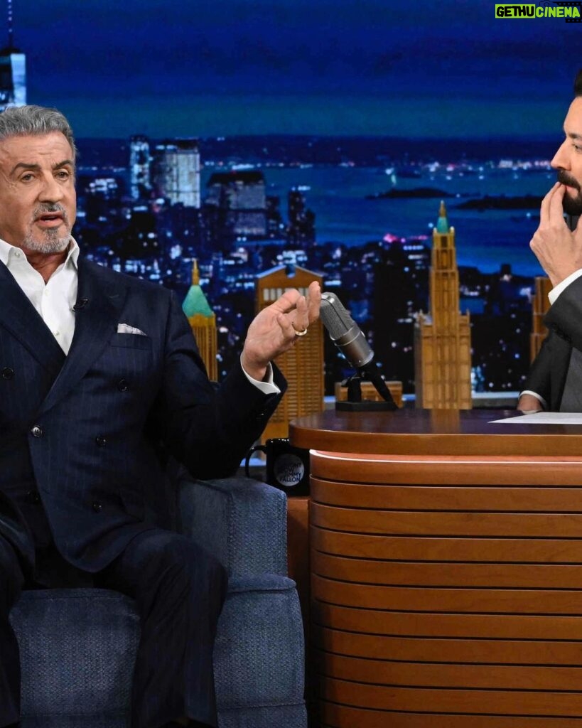 Sylvester Stallone Instagram - The TONIGHT SHOW @jimmyfallon @toddowyoung Watch it tonight !