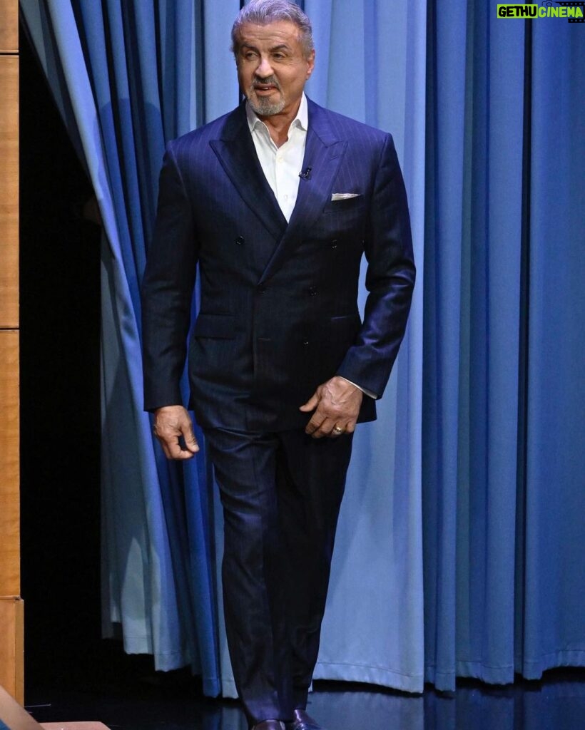 Sylvester Stallone Instagram - The TONIGHT SHOW @jimmyfallon @toddowyoung Watch it tonight !