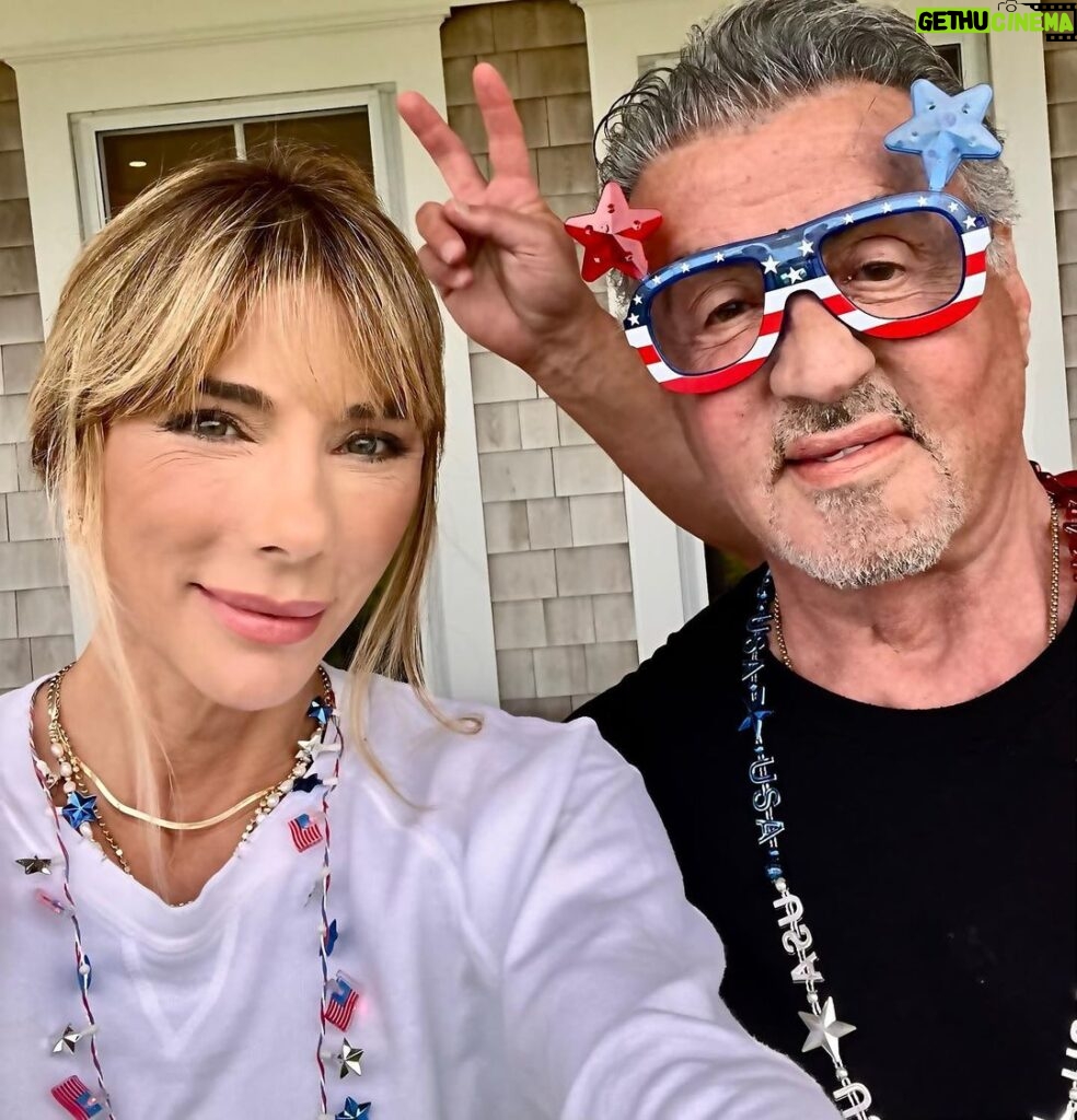 Sylvester Stallone Instagram - A very very happy fourth of July!