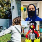 T.J. Thyne Instagram - May you have a safe & thrilling day filled with bubbles of joy and belly’s of laughter & food! 😀 Regardless of where or how or with whom this 2020 year, have a very Happy Thanksgiving from me and my little niece! 🦃🍁🍽
