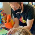 T.J. Thyne Instagram - Gettin ready for Halloween with Sweet Niece Olive 🎃 🎨 🖌 🗳