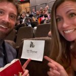T.J. Thyne Instagram - Out & about with amazing sis Katie for an eve of Hollywood, playfully playing up & down the red carpet. ☺️🎥 🍿 congrats to the whole cast & crew of #theoffer for letting me join for a bit. Was lots of fun 🤩