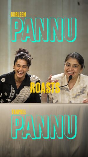 Taapsee Pannu Instagram - Taapsee Pannu’s roast ft. Gurleen Pannu ! 

Ofcourse these are just jokes.Taapsee was so sweet to do this on her birthday. I am a fan and she is just ❤️ 
.
.
.
.
.
#taapseepannu  #gurleenpannu #roast #standupcomedy