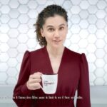 Taapsee Pannu Instagram - How can applying balm on the Outside Improve Bone Strength from the Inside? Now Improve Bone Strength from the Inside with @horlickswomensplusindia . It provides 100% RDA of Calcium and Vitamin D and helps Improve Bone Strength in 6 months! #Ad #HorlicksWomensPlus #BoneHealthSpecialist #ImproveBoneHealthWithWomensPlus #UparSeNahiAndarSe