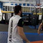 Tagir Ulanbekov Instagram - practicing thai clinch with @islam_makhachev