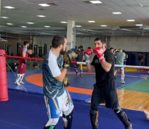 Tagir Ulanbekov Instagram - Один из этапов подготовки @islam_makhachev позади. 

Уже почти на протяжении 15 лет мы делаем одно и тоже сон, питание, зал. 
И самое главное все это проходит в братской обстановке плечом к плечу.