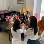 Taksaorn Paksukcharern Instagram - ทำบุญครบ 100 วันคุณตาที่รัก 🤍🙏🏻🤍