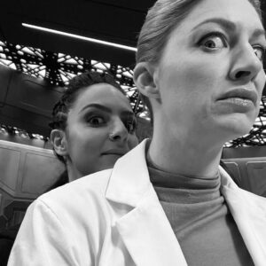 Tala Ashe Instagram - yes i told my mom the tattoos were real. meet the robo legends tonight 8/7c 🦾🦾🦾