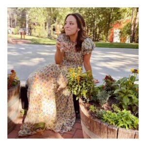 Tala Ashe Instagram - put a fancy dress on for a chat with my imaginary friend.