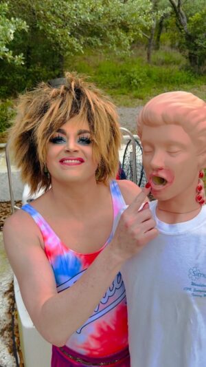 Tammie Brown Instagram - The Fun you can Have with CPR Doll .. 

 #queenwithacause #nationaltreasure #notgrooming