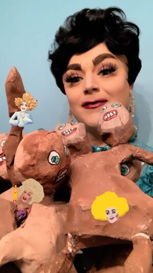Tammie Brown Instagram - #ragqueenz in the making .. each one is individually handcrafted would love using my previously worn designer, nylons … for all you kinky cats out there 🫀🐈 book your @cameo yes, I did mention @act2pv Puerto Vallarta.. 

#queenwithacause #nationaltreasure #freeorcas #freelolita #boycottpalmoil #savetheorangutans #protectpuvungna