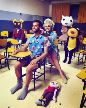 Tammie Brown Instagram - Classy Space , collaboration artistically  with @sentientmuppetfactory @bethisms .. got my friends , got my pals, got my buddies , with @marcelobciani 🇧🇷🇲🇽🇨🇦 I am back in Puerto Vallarta to wrap my Time Machine tour at the @act2pv get your tickets at the box office or online .. show dates November 11, 15th, and 21st. Showtime 9:30 PM Red Room.  I hope you’re enjoying my new single Time Machine, which is on all musical platforms and the Time Machine music video, which is currently on YouTube.  Book your @cameo for someone special , why not ?! 

#queenwithacause #notgrooming #nationaltreasure #queericon #freeorcas #boycottpalmoil #savetheorangutans #protectpuvungna