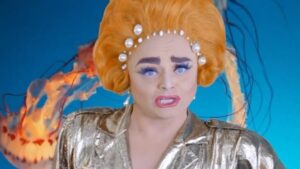 Tammie Brown Instagram - My new music video for TIME MACHINE is out now! Link in bio for the full fantasy! ⏰ ⚡️ It’s about time travel but it’s also about big oil yes ma’am. #queenwithacause 

I’m at the @act2pv November 11, 15, and 21.