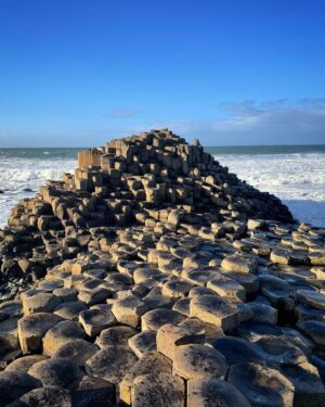 Tamzin Merchant Instagram - Found the Causeway… waiting for the Giant