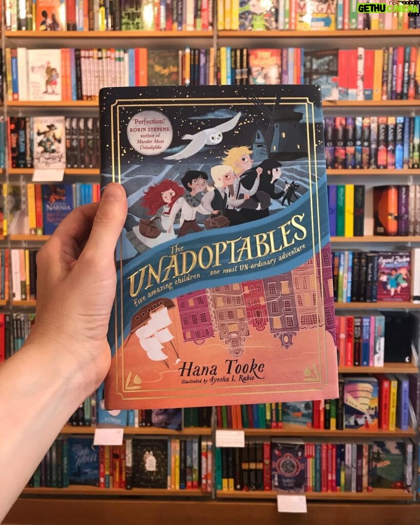 Tamzin Merchant Instagram - I’ve just got my copy of The Unadoptables, an unputdownable adventure written by the brilliant @hanatooke 💖