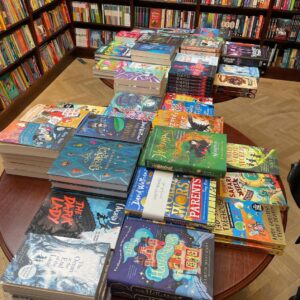 Tamzin Merchant Instagram - Today is the first time I saw #TheHatmakers in the wild! 

Finding it on a table in @dauntbooks in Marylebone was such a rush - there among other books! 🥰

I signed them too (I asked permission first, it wasn’t a guerrilla signing but I will do that one day) so there are several newly-signed copies of The Hatmakers now on the table at Daunt’s Marylebone!

Thanks to lockdowns, though my book was out on the 18th Feb, it’s taken me this long to actually see my book in an actual bookshop!

You can’t see my humongous smile, hidden under my mask, but it’s there. It looks like this: 😁