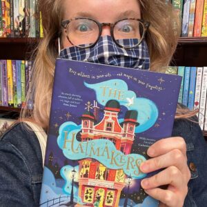 Tamzin Merchant Instagram - Today is the first time I saw #TheHatmakers in the wild! 

Finding it on a table in @dauntbooks in Marylebone was such a rush - there among other books! 🥰

I signed them too (I asked permission first, it wasn’t a guerrilla signing but I will do that one day) so there are several newly-signed copies of The Hatmakers now on the table at Daunt’s Marylebone!

Thanks to lockdowns, though my book was out on the 18th Feb, it’s taken me this long to actually see my book in an actual bookshop!

You can’t see my humongous smile, hidden under my mask, but it’s there. It looks like this: 😁