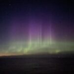 Tamzin Merchant Instagram - The Northern Lights, seen while night sailing off Skye The Sea