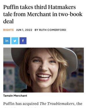Tamzin Merchant Instagram - LET THE TROUBLEMAKING COMMENCE! 🥳🥳🥳😈
I’m so thrilled to be continuing the adventures with @natalieldoh and the brilliant team @puffinbooksuk 
It is literally a dream come true to be making more books with these brilliant people 💖💖💖🥰