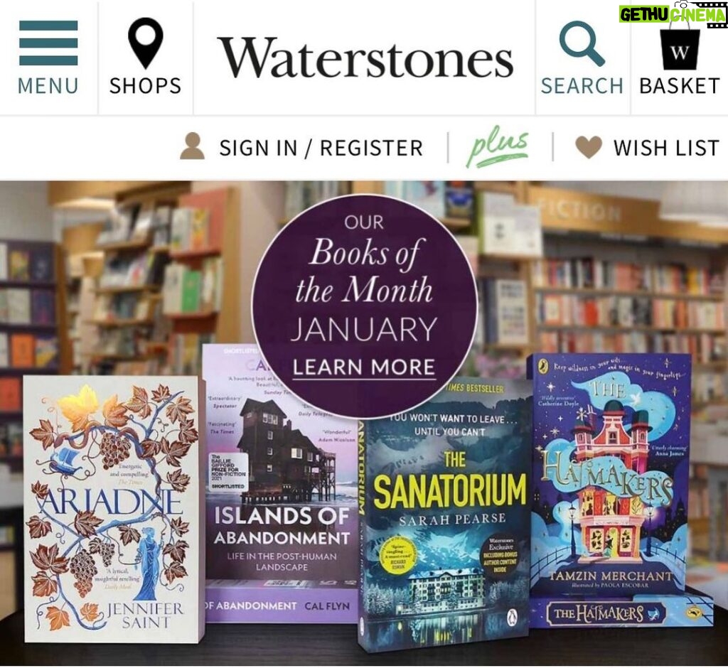 Tamzin Merchant Instagram - Happy New Year! I am beyond excited that #TheHatmakers is @waterstones Children’s Book of the Month for January ✨🎩✨It’s out in paperback and if you get your copy at Waterstones you’ll find a special edition with a new exclusive short story ✨