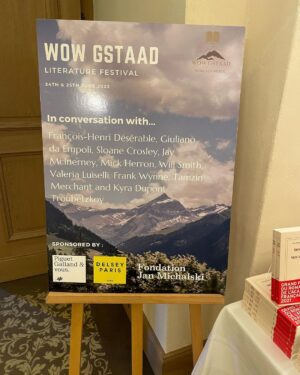 Tamzin Merchant Instagram - It’s been such a joy to spend the weekend at @wowgstaad hearing brilliant people talking about books and sharing a few thoughts of my own too 🤓

Thanks for having me and my sister along, WoW! We had an absolute ball ✨🇨🇭✨