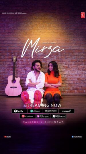 Tanishk Bagchi Instagram - Hit play and let the magic unfold.✨💞🎶
 #Mirza Streaming Now on All Platforms

#tseries #BhushanKumar  @tanishk_bagchi @shehnaazgill
