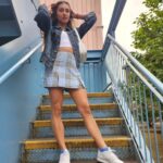 Tannaz Davoodi Instagram – Happy me cause summer is coming soon 🌞 

♡
•
♡
•
♡
•
♡

#summer #love #sun #sunny #sunnyday #springfashion #spring #smile #fashionista #fashion #fashionstyle #skirt #denimjacket #denim #Persian #irani #reebok #shein #sheingals #blue #blonde #blondehair #brunettegirl #camden #london #unitedkingdom Camden Town