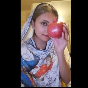 Tannaz Davoodi Instagram - Happy Yalda!!! 🍉✨️❣️

In Iran we celebrate the beginning of winter and the longest night of the year.
Yalda remains as one of the most ancient festive ceremonies that has been celebrated in Iran for centuries.

I hope your winter days are bright and warm, healthy and full of love✨️ 

Love you all ❤️

♡
♡
♡
♡
♡

#yalda #happyyalda #yaldanight #shabeyaldamobarak #shabeyalda #Persian #irani #iranian #persiangirl #iran #iraniangirl #culture #love #pomegranate #winter #wintersays #hellowinter #welcomewinter #london #unitedkingdom